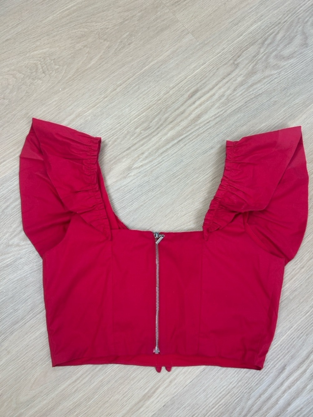 IORANE Ruffle Crop Top S - Picture 5 of 8